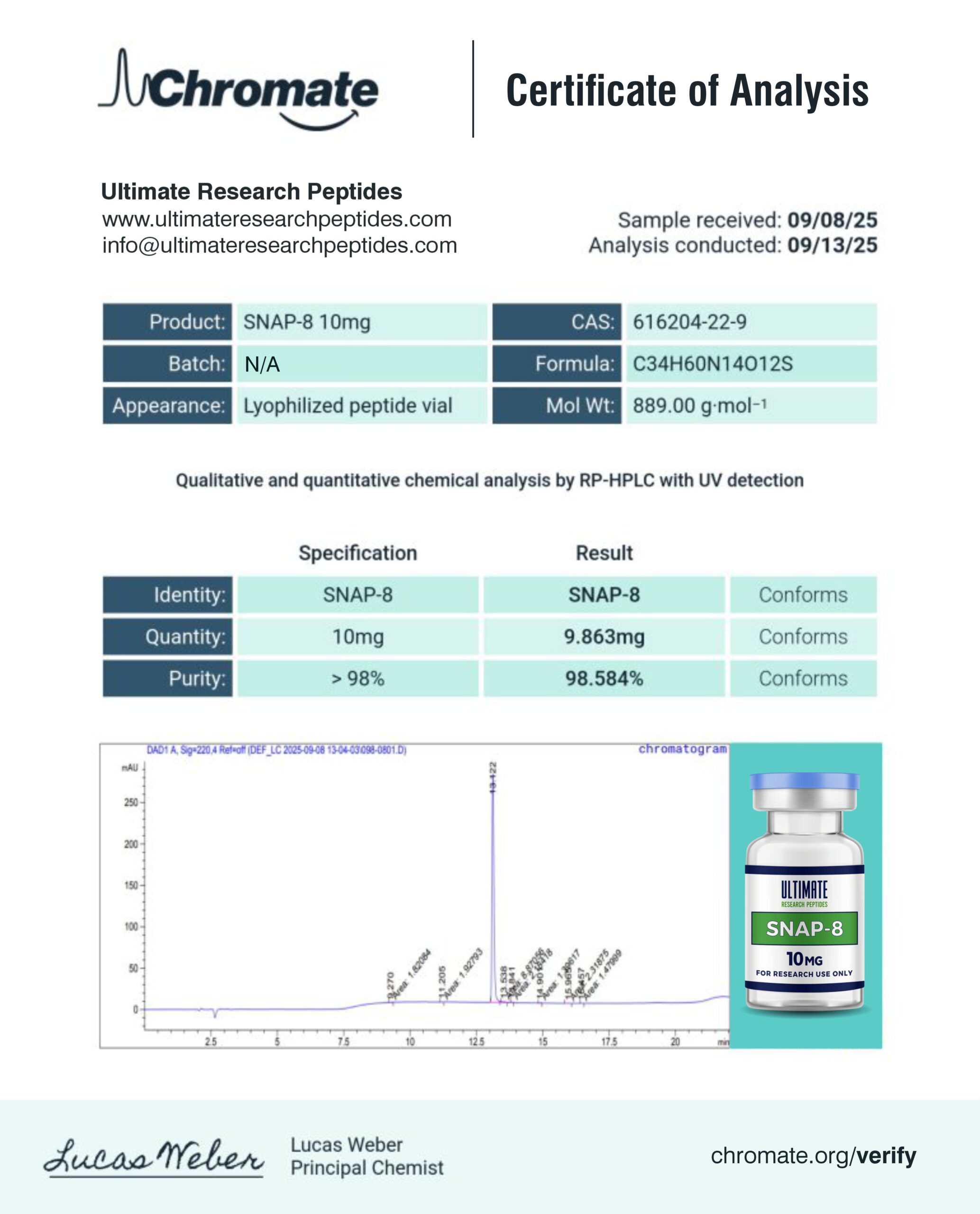 Ultimate SNAP-8 10mg - Image 2